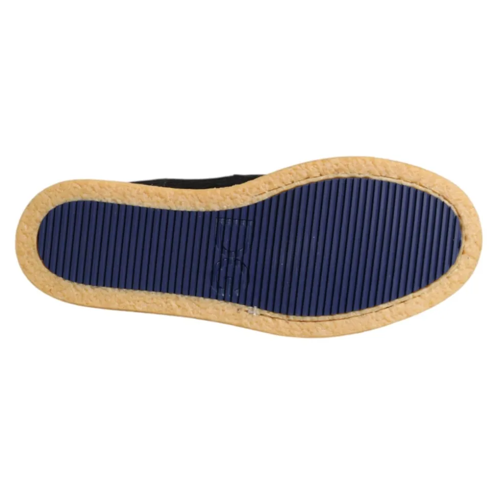 Bottines en daim noir slip on