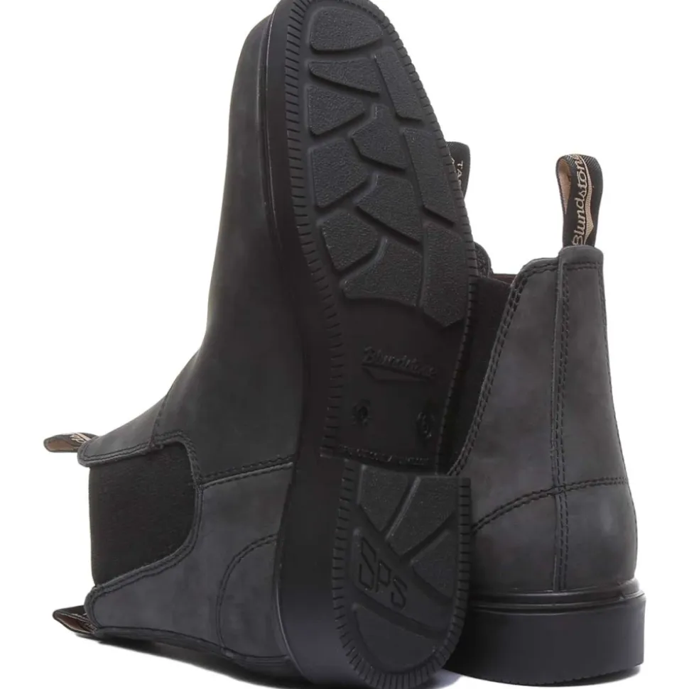 Bottines Élégantes et Légères Noir Rustique