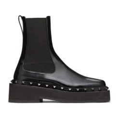 Bottines 70 mm en cuir de veau Vlogo Signature