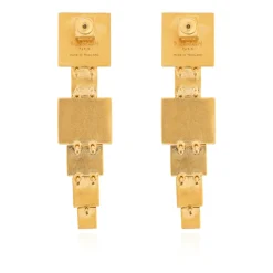 Boucles d'oreilles avec cristaux scintillants