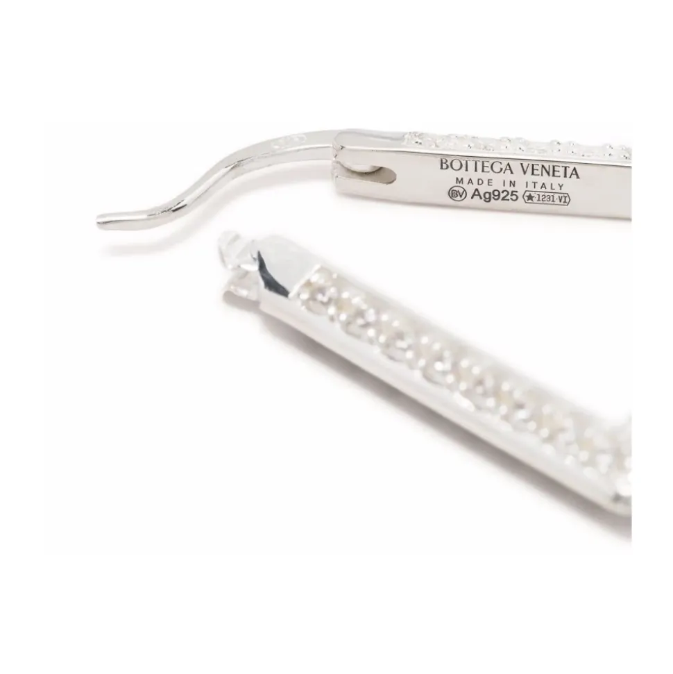 Boucles doreilles en argent zircone diamant