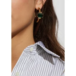 Boucles d'oreilles rondes