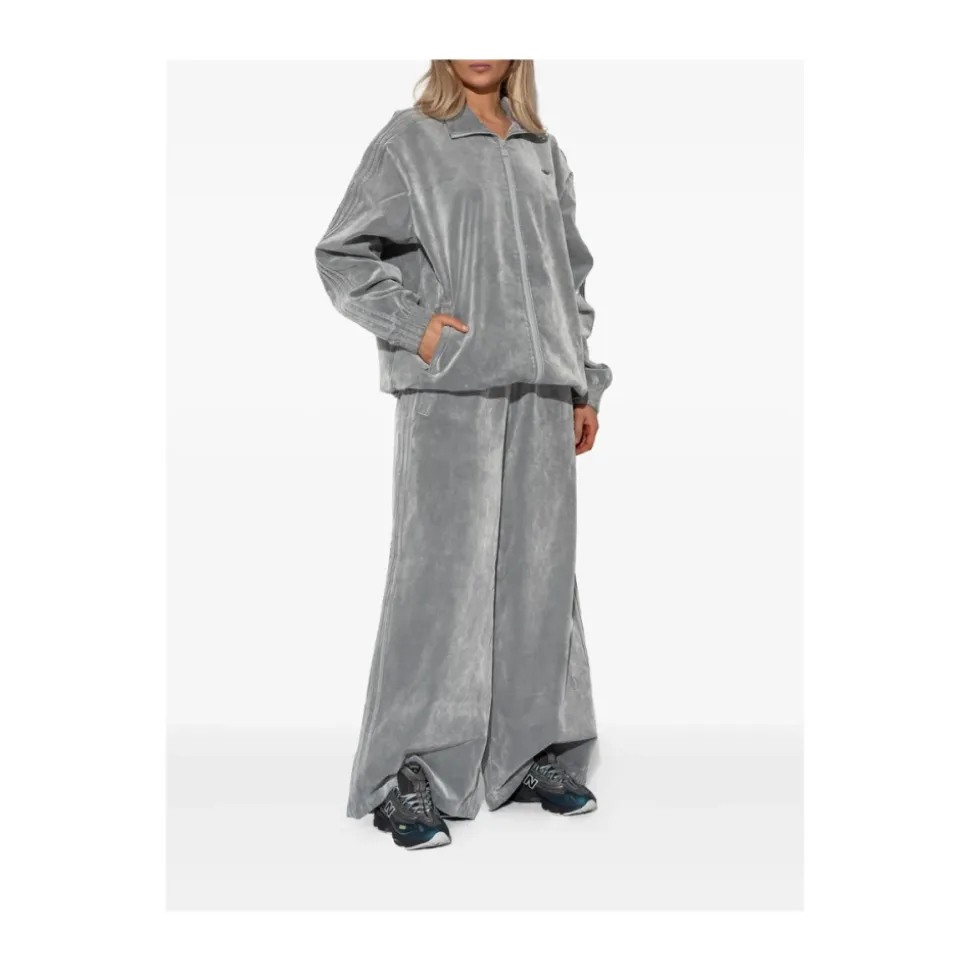 Brushed Twill Oversized Firebird Track Pants