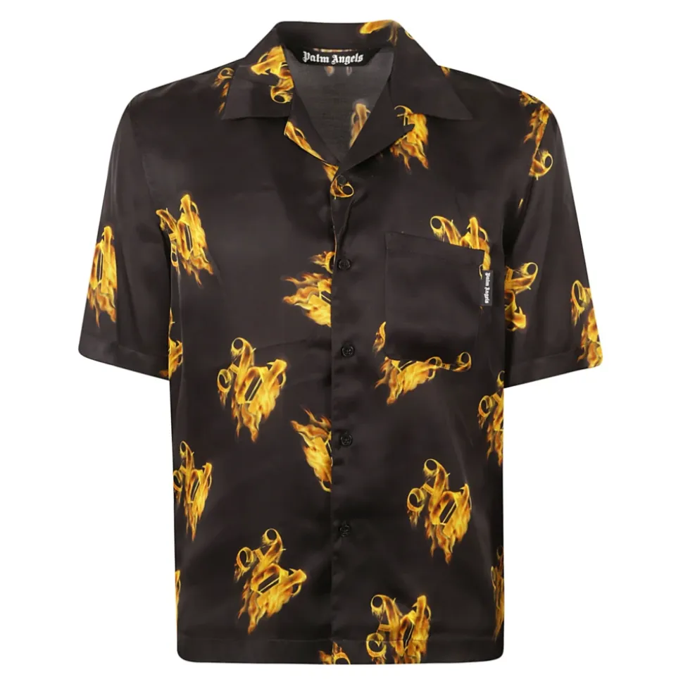 Burning Monogram Shirt S/S