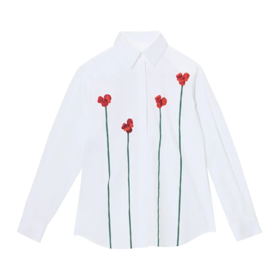 Camicia Papaveri