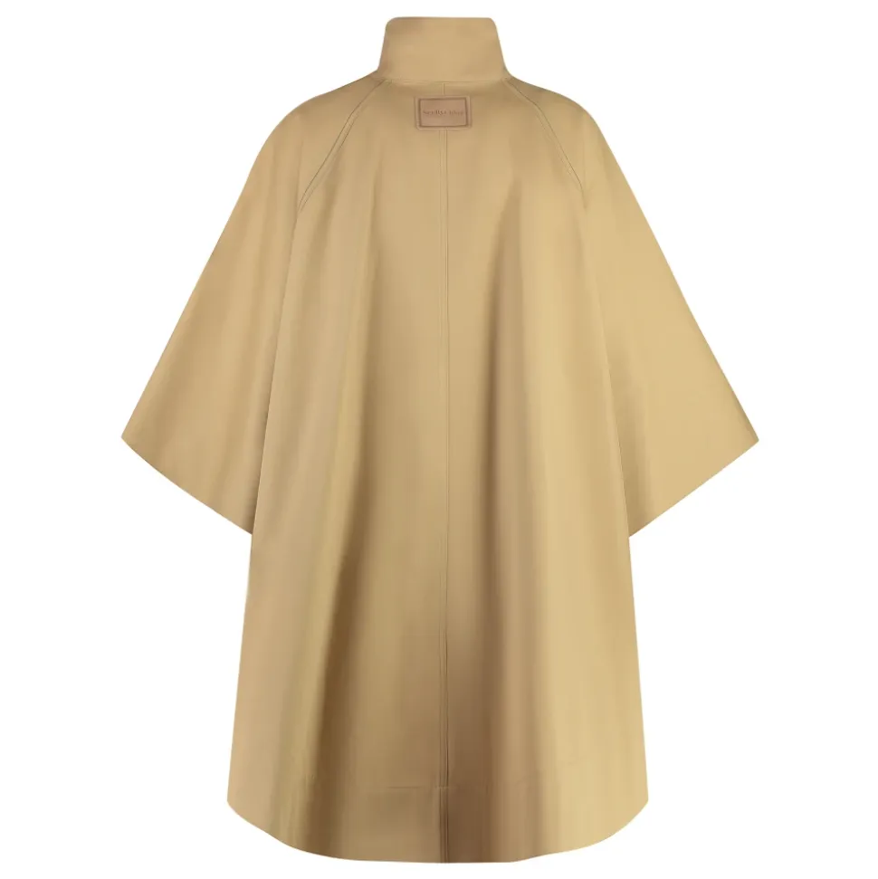 Capuche en coton gabardine avec poches avant