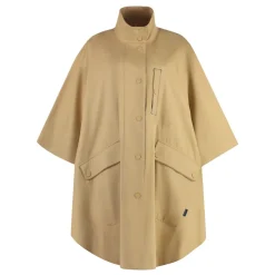 Capuche en coton gabardine avec poches avant