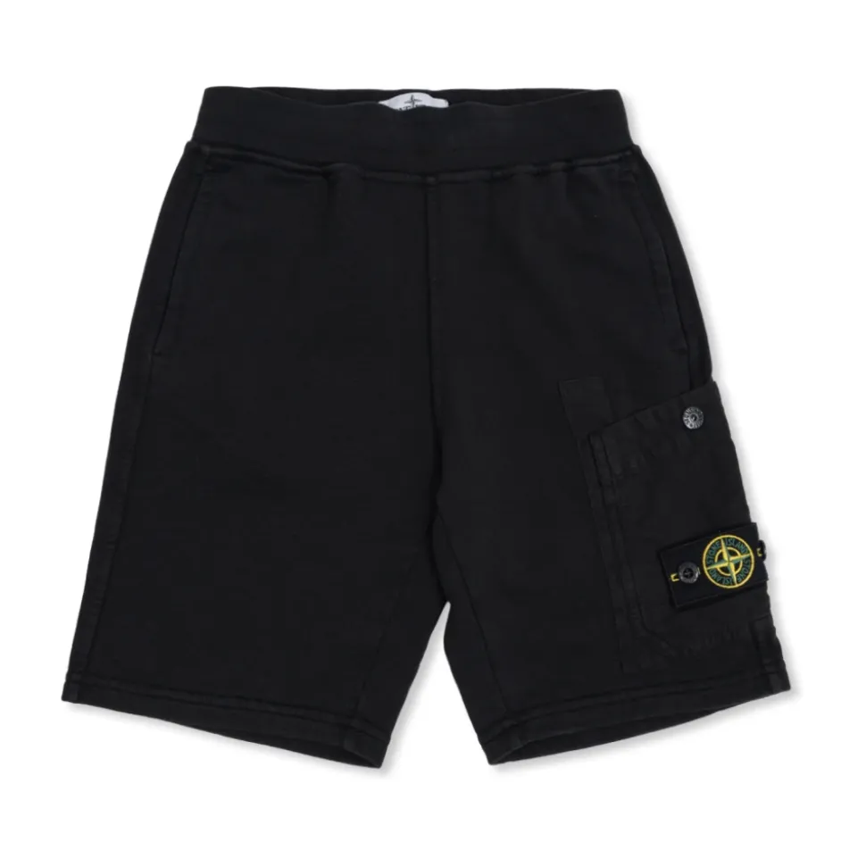 Cargo Shorts with Logo Patch