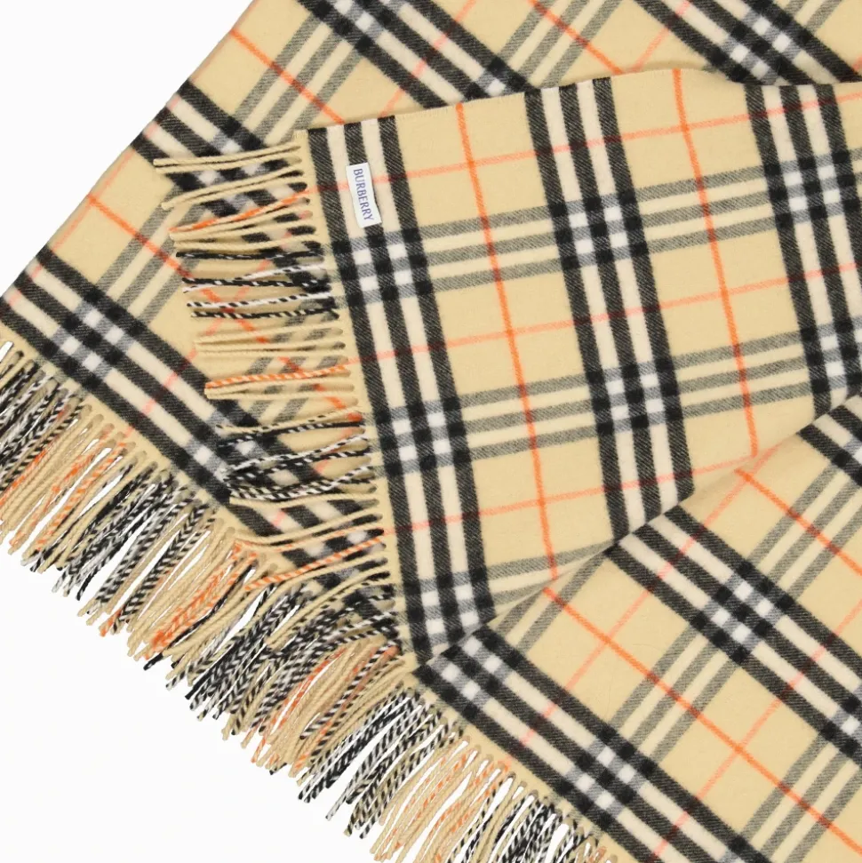 Carreaux Laine et Cachemire Couverture