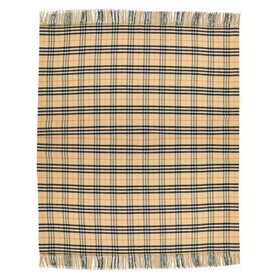 Carreaux Laine et Cachemire Couverture