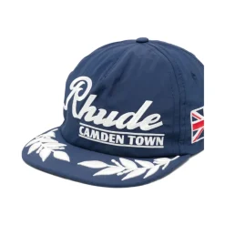 Casquette Brodée Feuille Bleu Marine