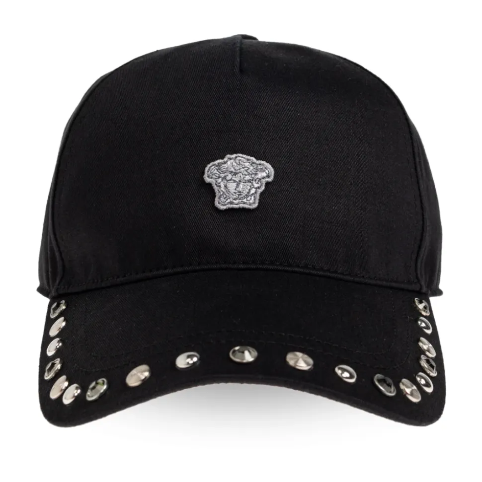 Casquette de baseball en coton ornée