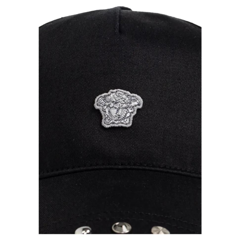 Casquette de baseball en coton ornée