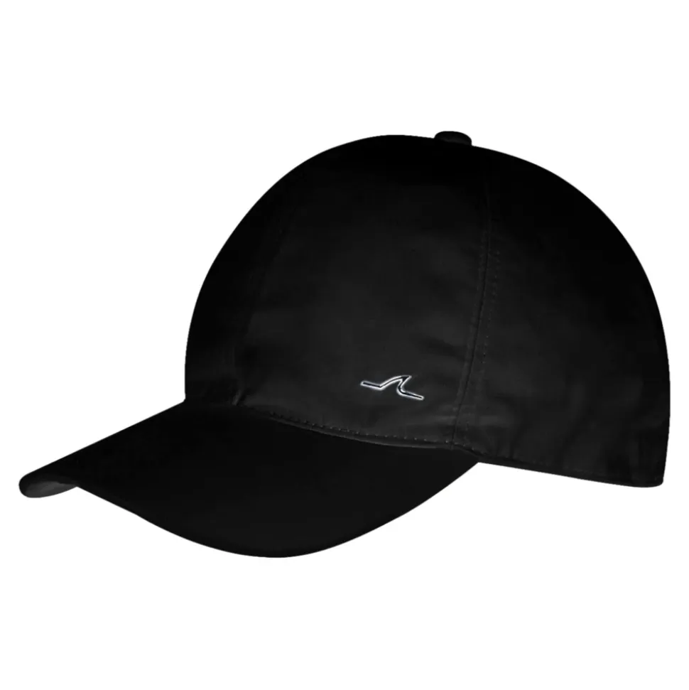 Casquette de Baseball en Coton Noir avec Aileron de Requin