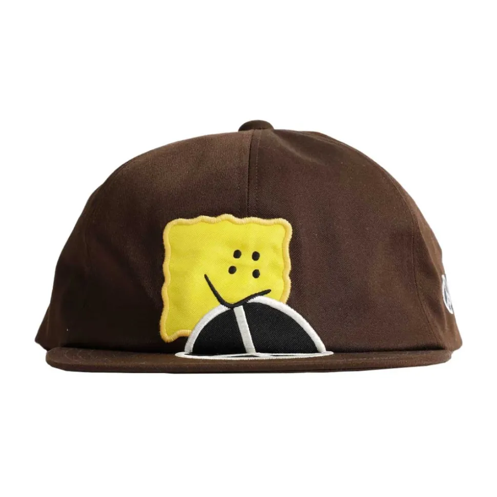 Casquette de baseball en sergé (broderie PECKISH PEACE)