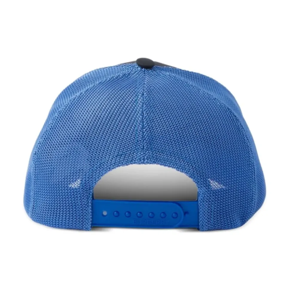 Casquette de baseball à logo avec motif en maille