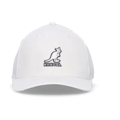 Casquette Flexfit Visière Courbée Blanc/Noir