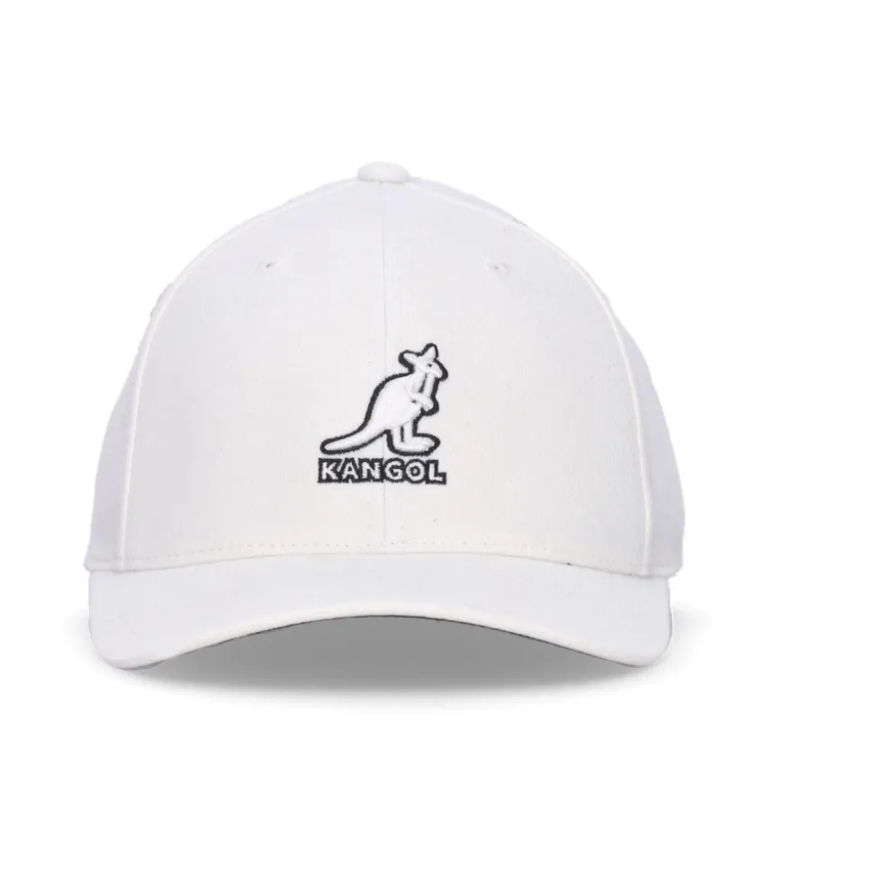 Casquette Flexfit Visière Courbée Blanc/Noir