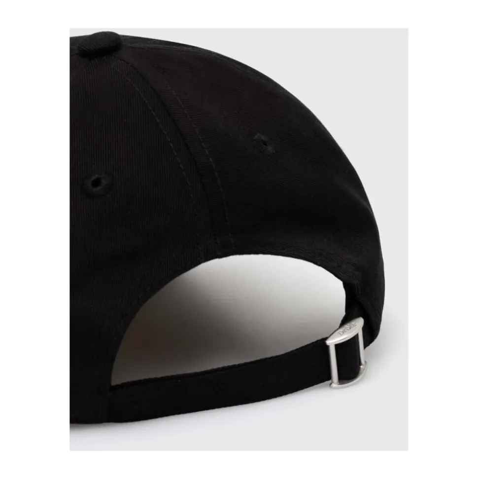 Casquette Noire Slogan Accessoire Streetwear Élégant