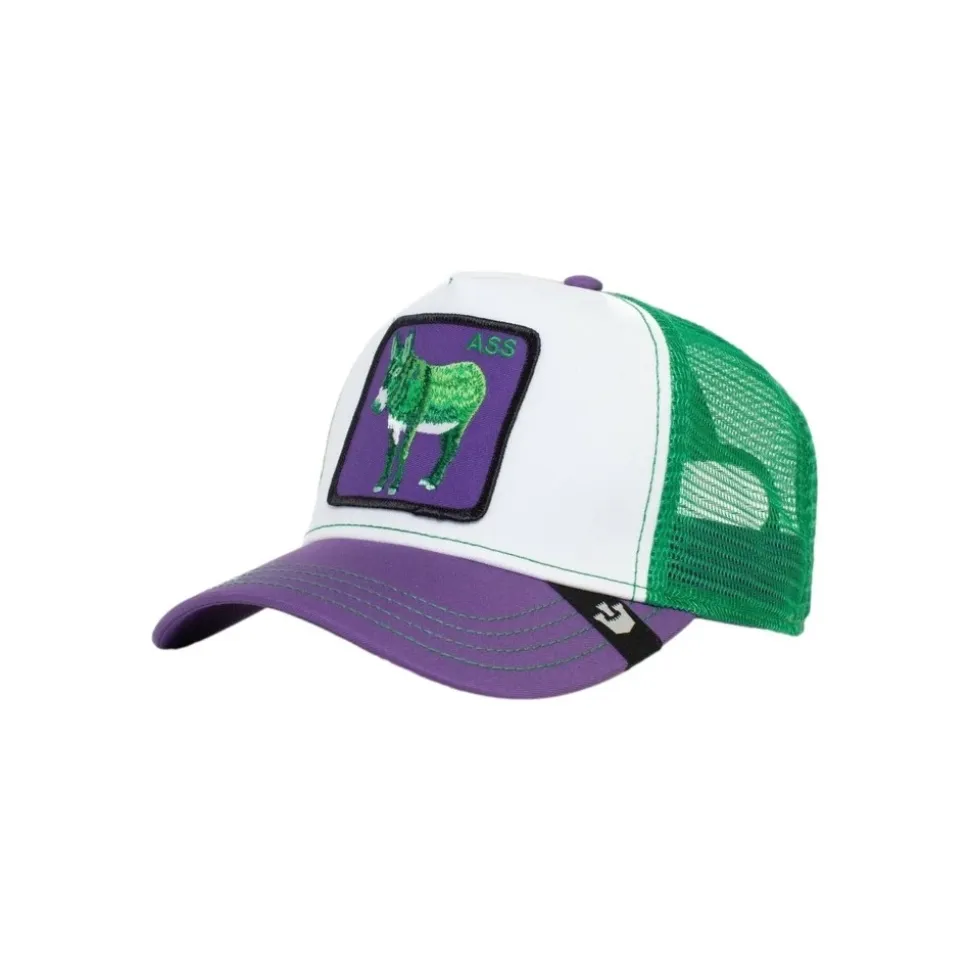 Casquette Trucker Voyage Âne Blanc