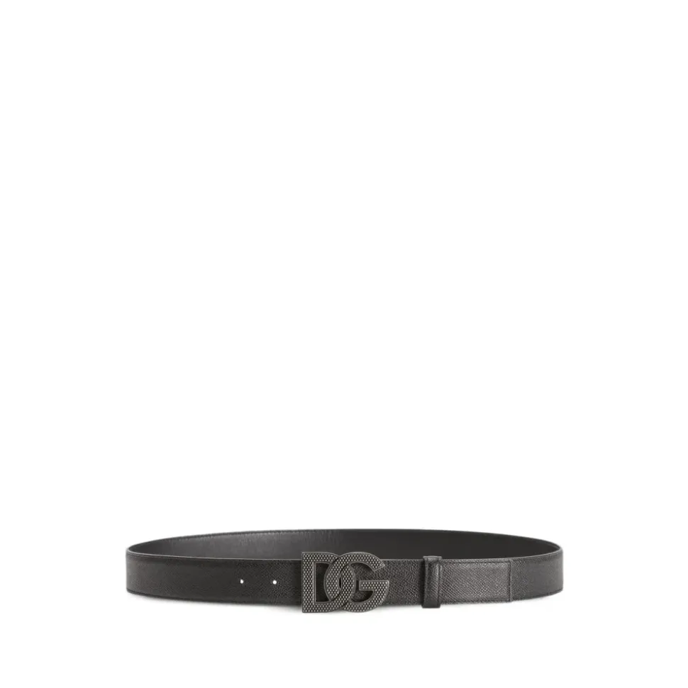 Ceinture avec logo et finition texturée