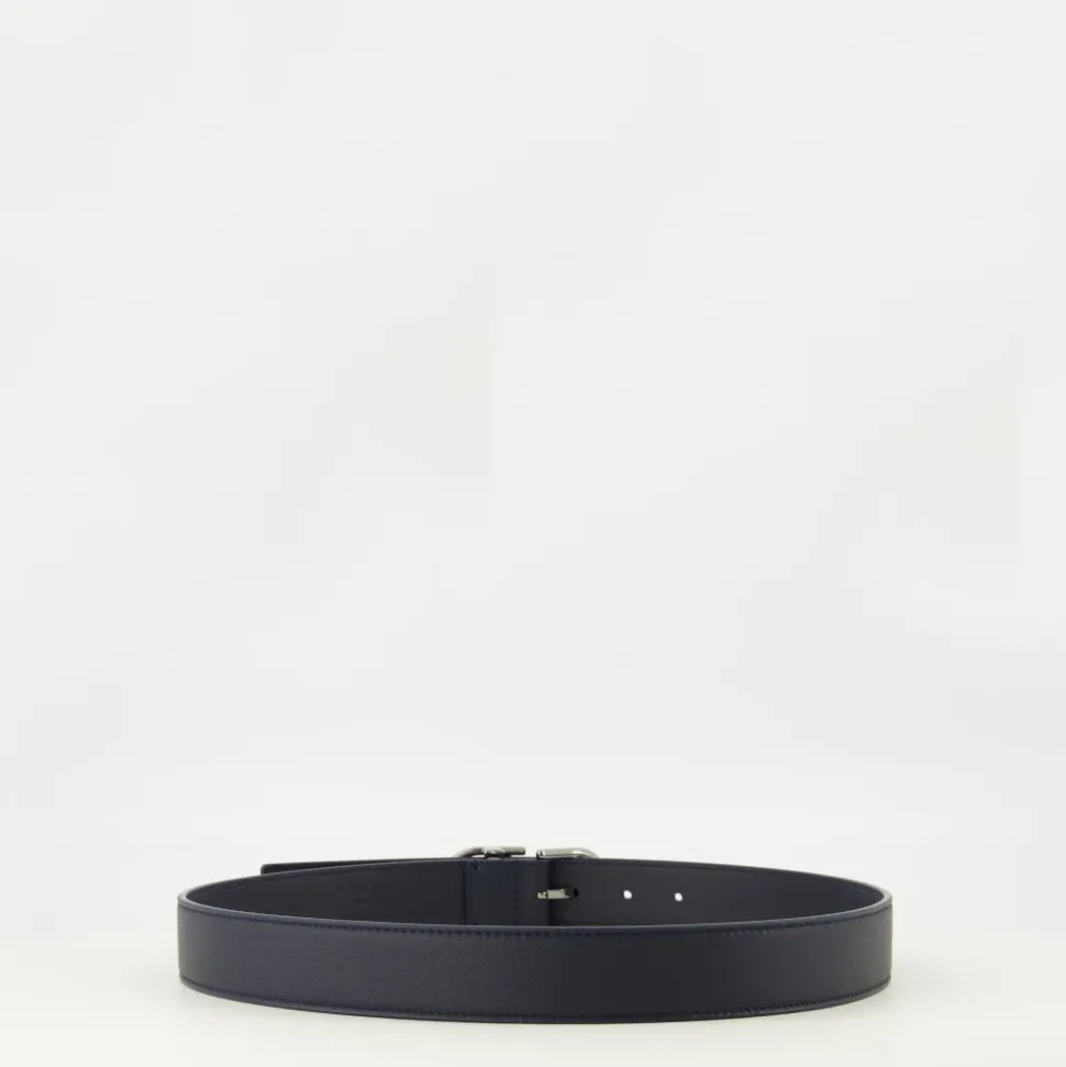 Ceinture à boucle ardillon CD