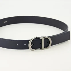 Ceinture à boucle ardillon CD