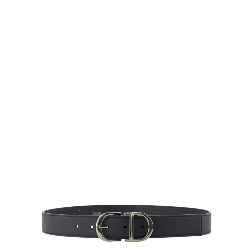 Ceinture à boucle ardillon CD
