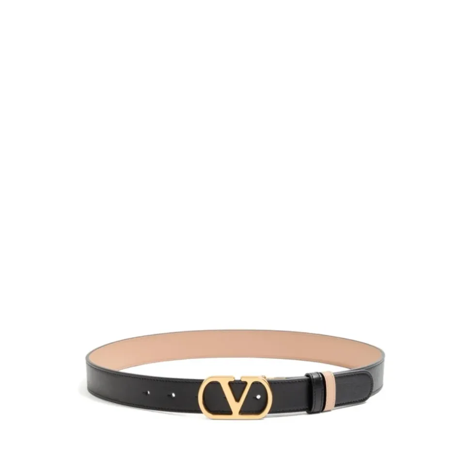 Ceinture Boucle Nero/Rose Sable
