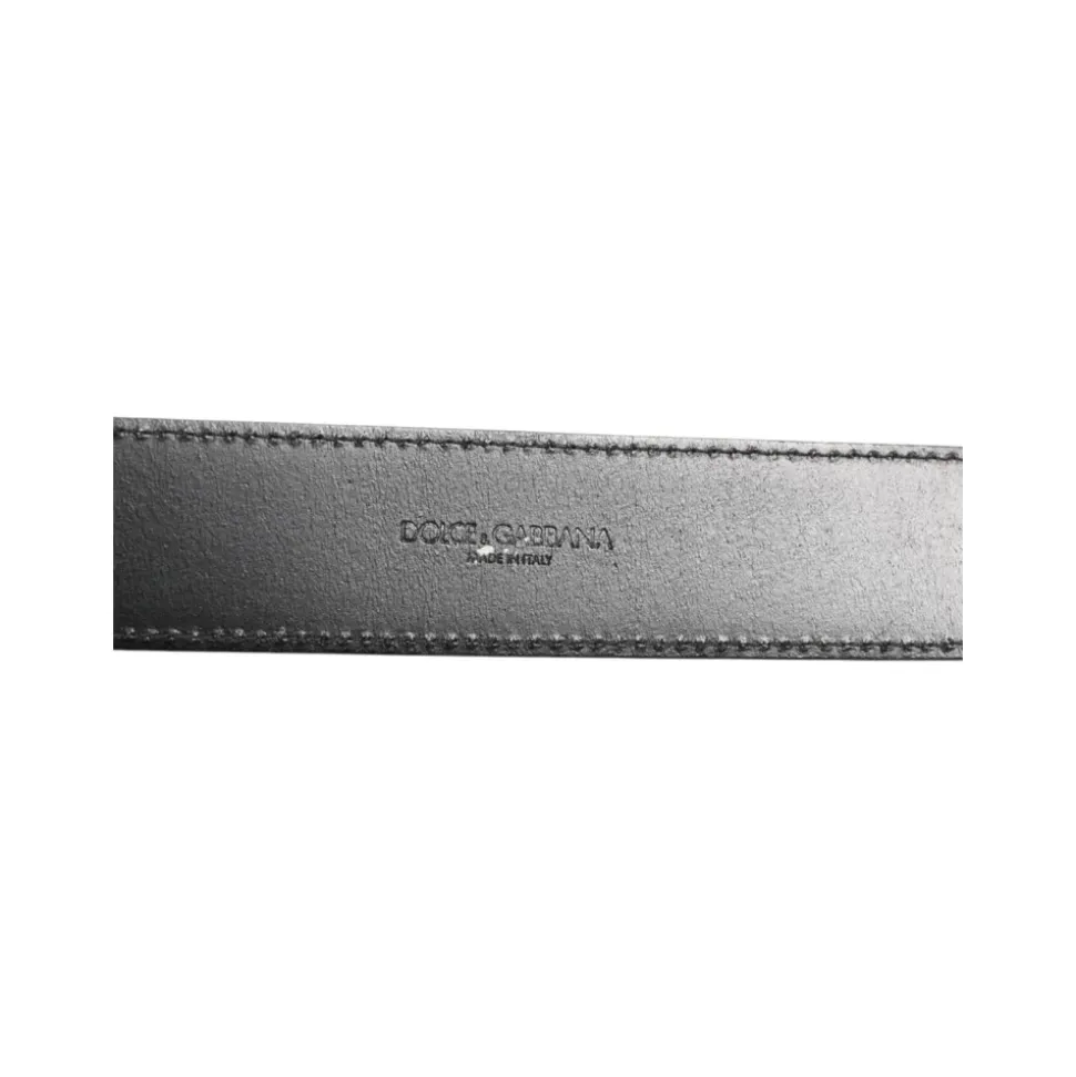 Ceinture de luxe avec logo en métal