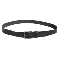 Ceinture en cuir à boucle métallique
