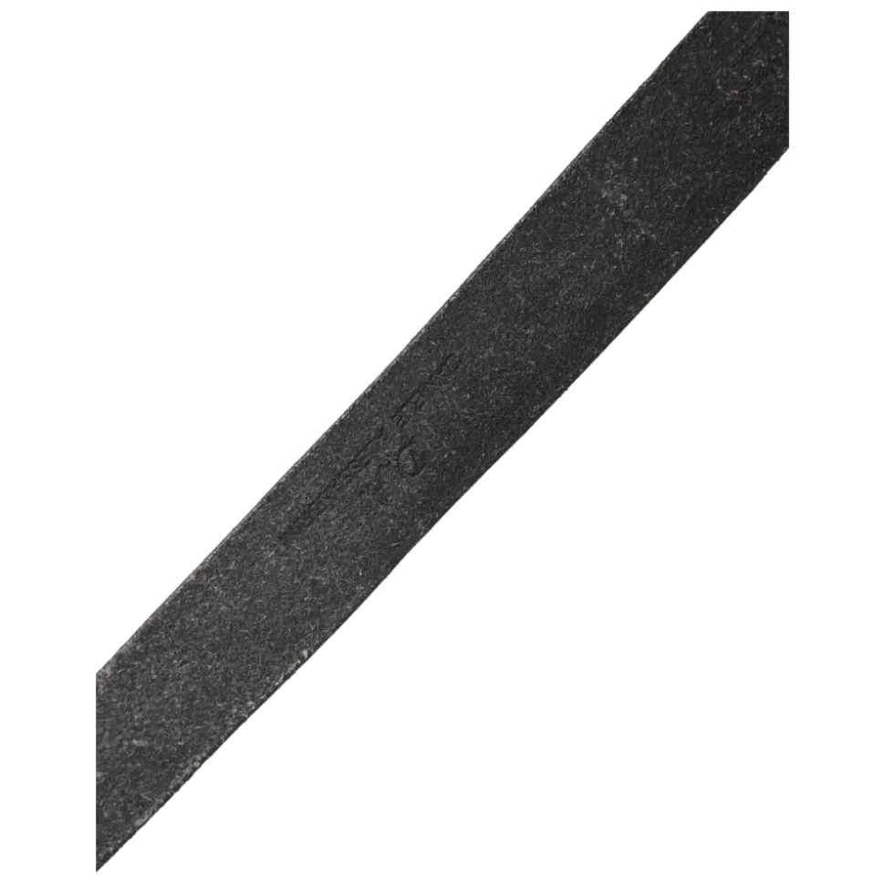 Ceinture en cuir à boucle métallique