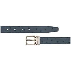 Ceinture en cuir d'autruche