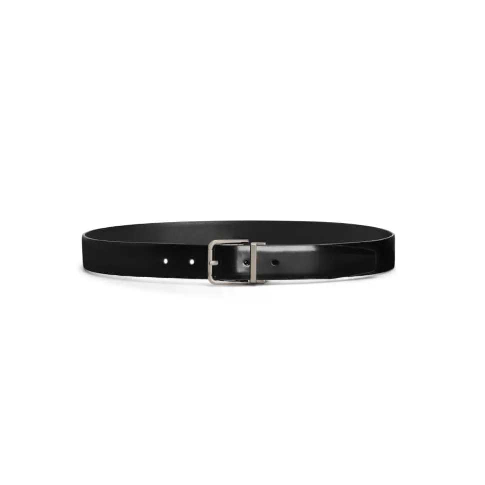 Ceinture en cuir de veau brossé