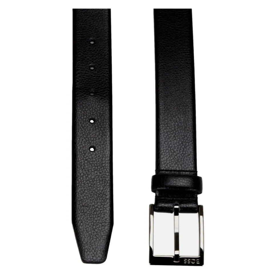 Ceinture en cuir embossé Boucle en métal Elloy