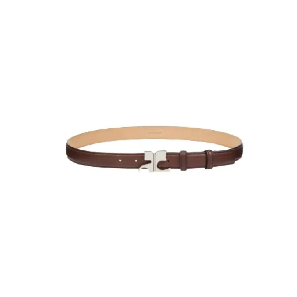 Ceinture en cuir grainé