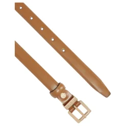 Ceinture en cuir marron pour robe