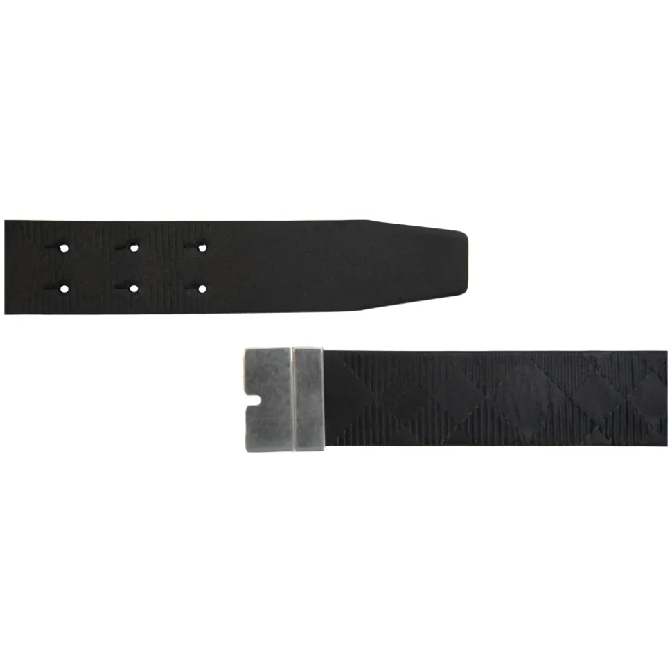 Ceinture en Cuir Réversible avec Boucle