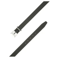 Ceinture en Cuir Réversible Noire pour Homme
