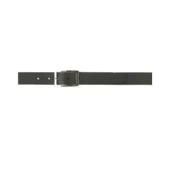 Ceinture en Cuir Réversible Noire pour Homme