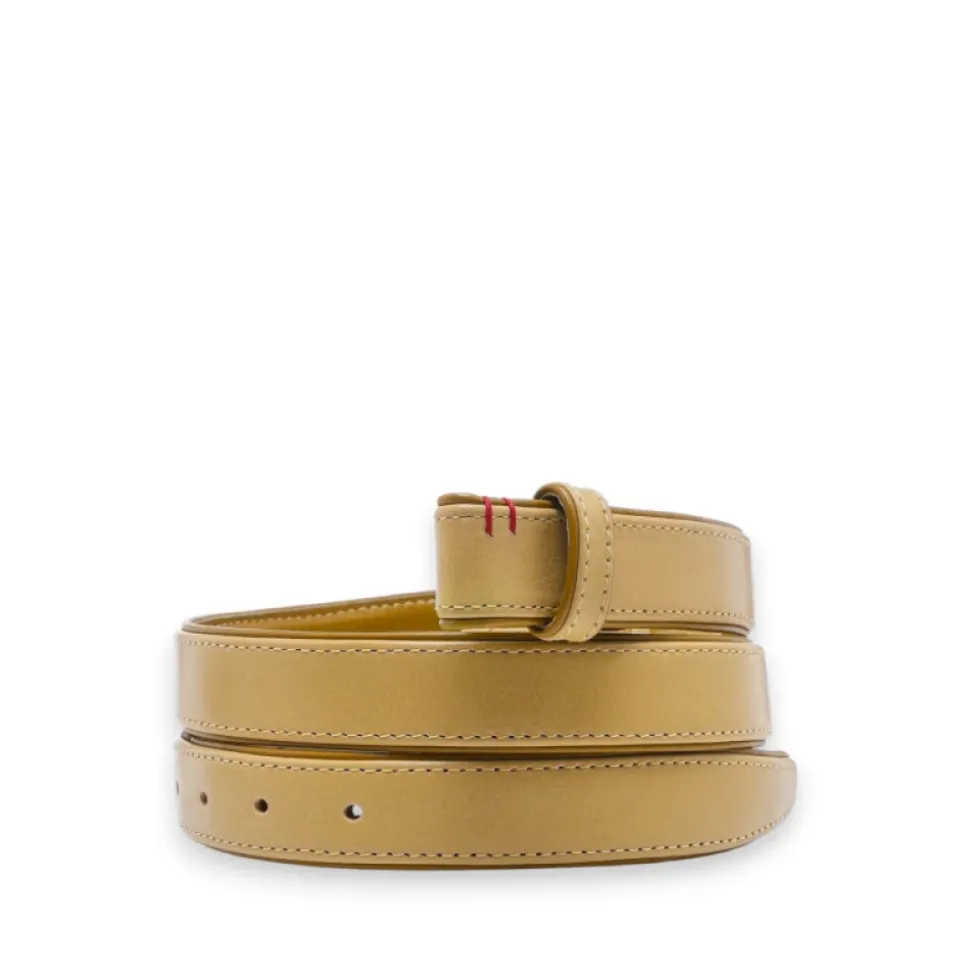 Ceinture en cuir sans boucle