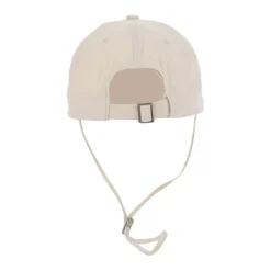 Chapeau Beige Logo Coton Cordon