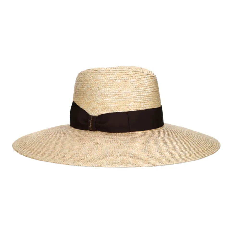 Chapeau de paille à larges bords Sophie