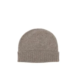 Chapeau en cachemire côtelé