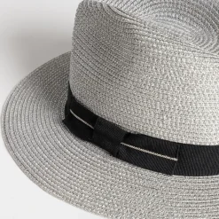 Chapeau Panama Lurex Argent