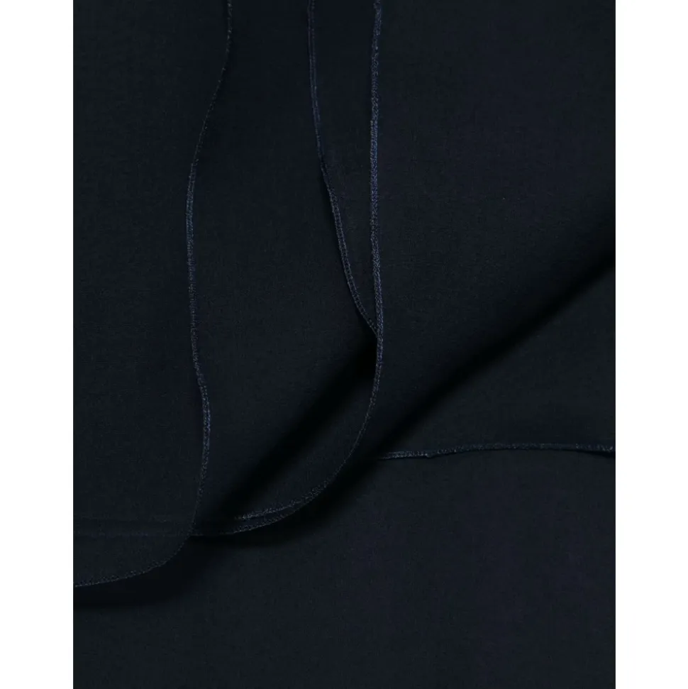 Écharpe Bleue avec Patch Logo Interne