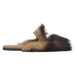 Chaussons pour femmes en peau de mouton et daim