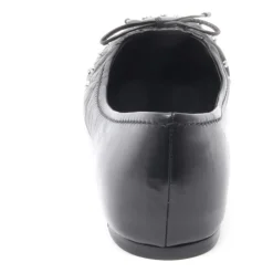 Chaussure ballerine noire cloutée