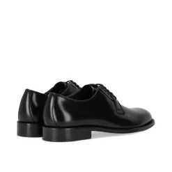 Chaussure Derby Classique en Cuir Noir