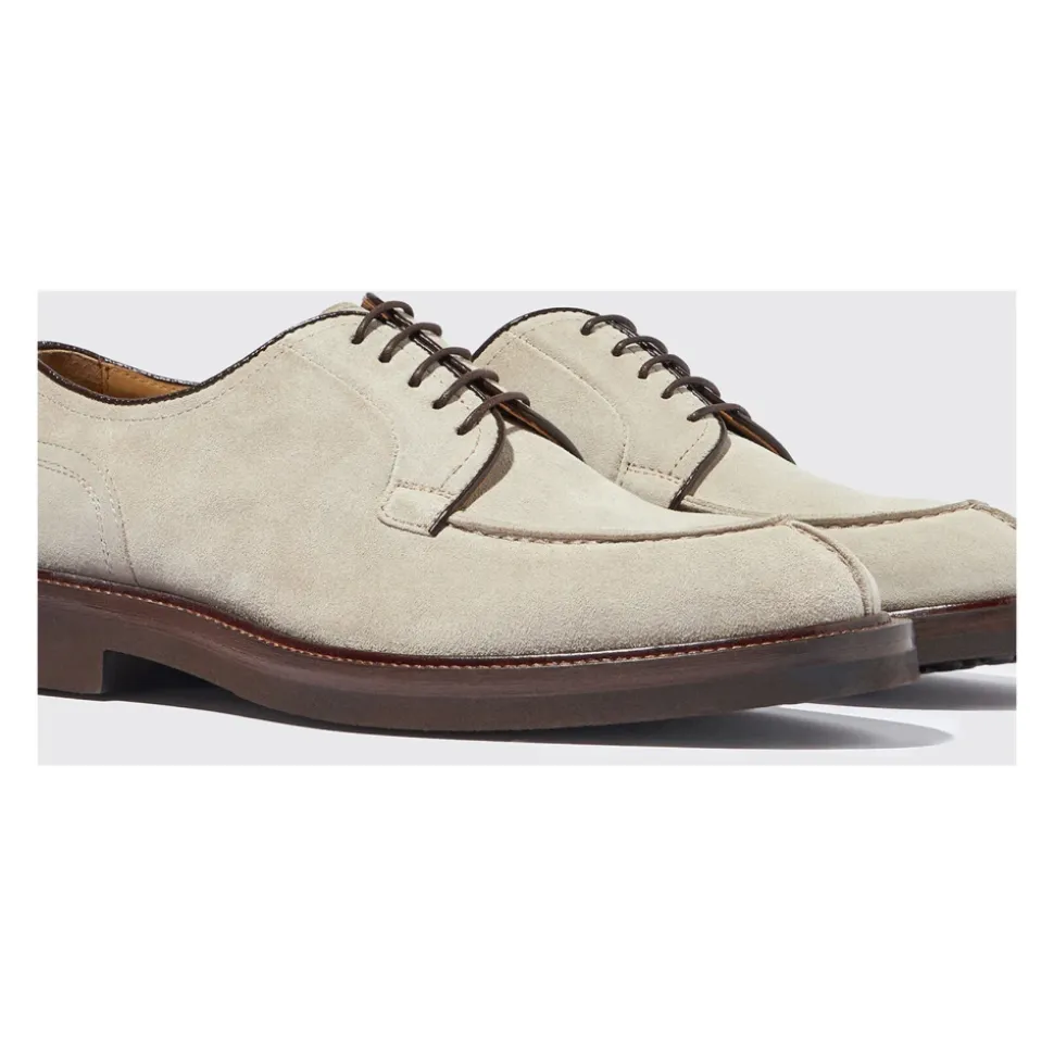 Chaussure Derby Classique Mario en Daim Sable
